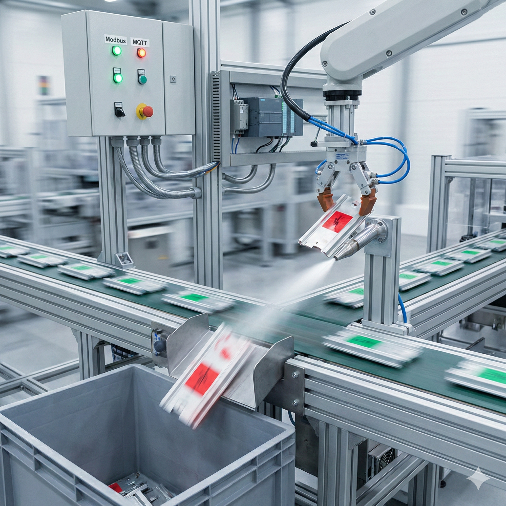 Factory sorting line