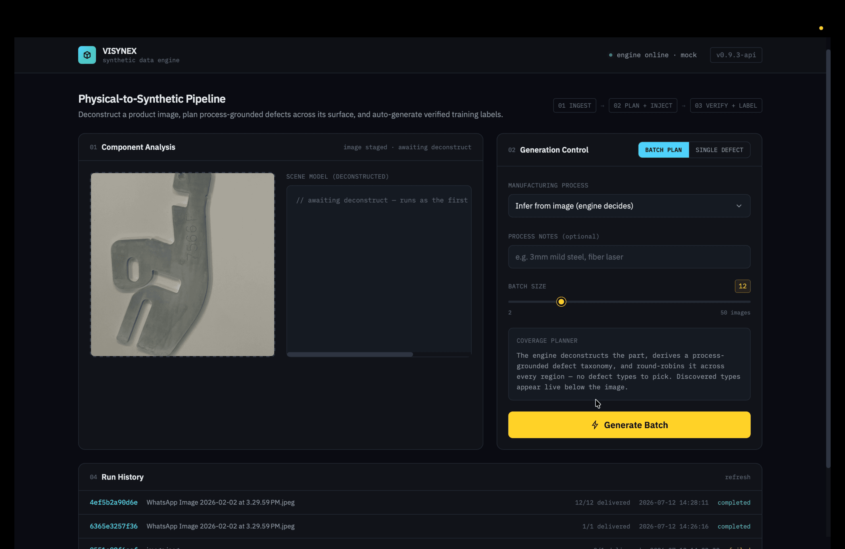Visynex Studio — Upload a reference image
